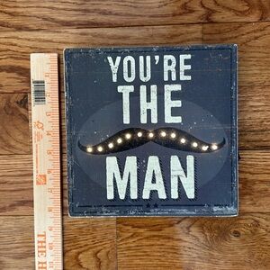 Wall art with lights